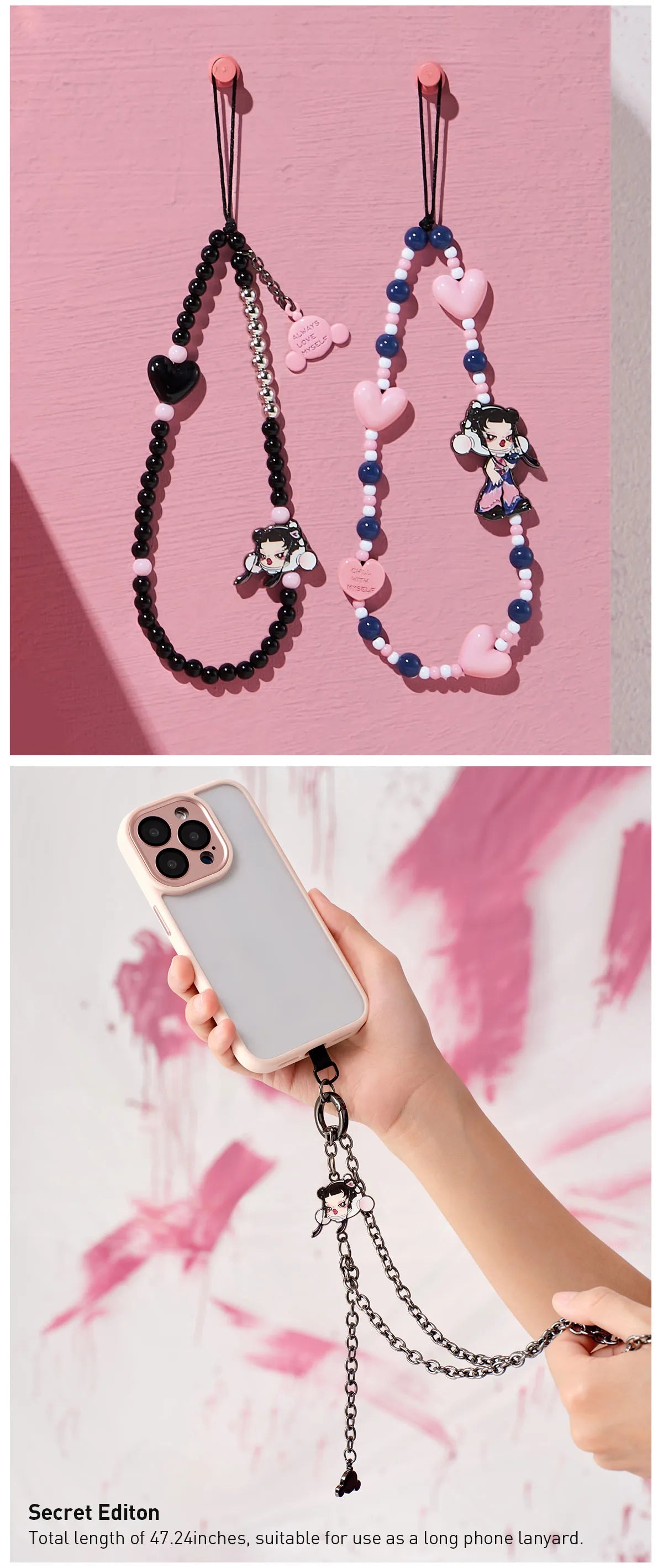 SKULLPANDA CHEERS TO MYSELF SERIES-Phone Charm Series